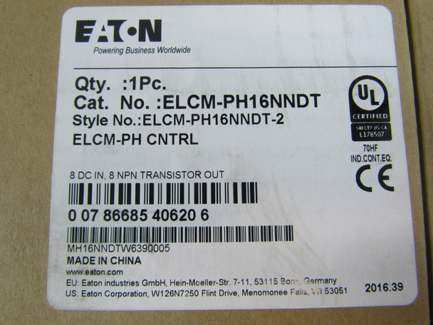 Eaton ELCM-PH16NNDT Programmable Logic Controllers (PLCs) Logic Controller 0.5A 240V 50/60Hz