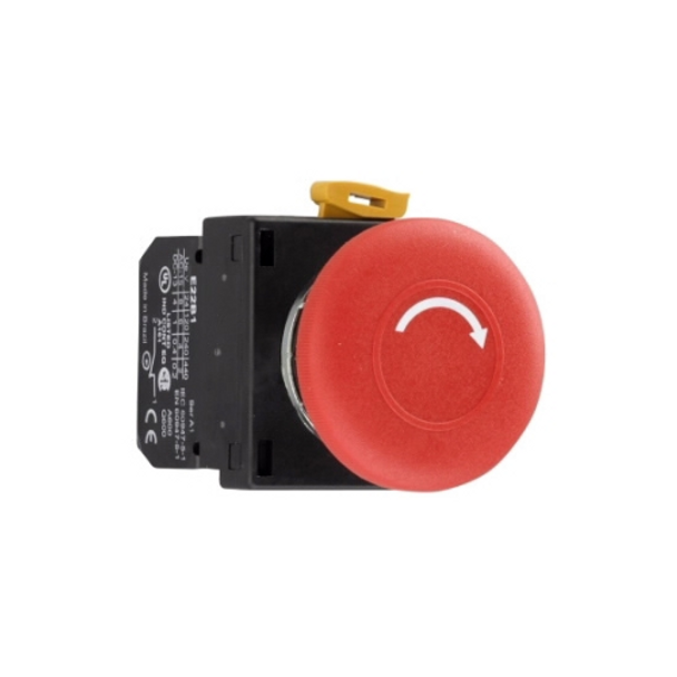 Eaton E22LL2 Pushbuttons Mushroom Head Red EA NEMA 3/3R/4/4X/12/13