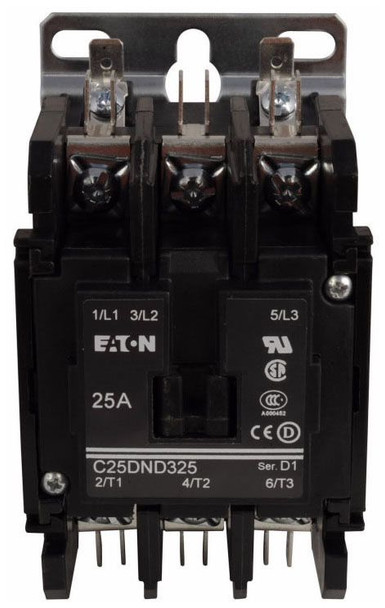 Eaton C25DND325A Definite Purpose Contactors 3P 35A 120V EA