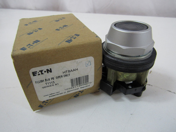 Eaton HT8AAH Pushbuttons Non-Illuminated Black NEMA 3/3R/4/4X/12/13