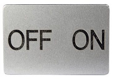 Eaton M22-XST-GB10 Contact Blocks and Other Accessories Legend Plate EA