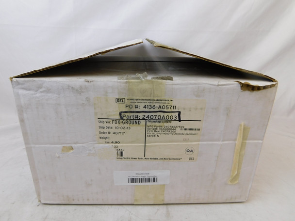 Sel 070A003 Programmable Logic Controllers (PLCs) Satellite Synchronized Clock 120/230VAC 50/60Hz
