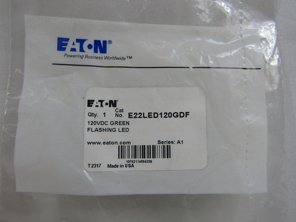 Eaton E22LED120GDF Contact Blocks and Other Accessories 120V Green