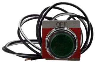 Eaton C400T11A Pilot Lights Red/ Green Pilot Light Kit 120V Red/Green EA Red Run Light  Green Off Light