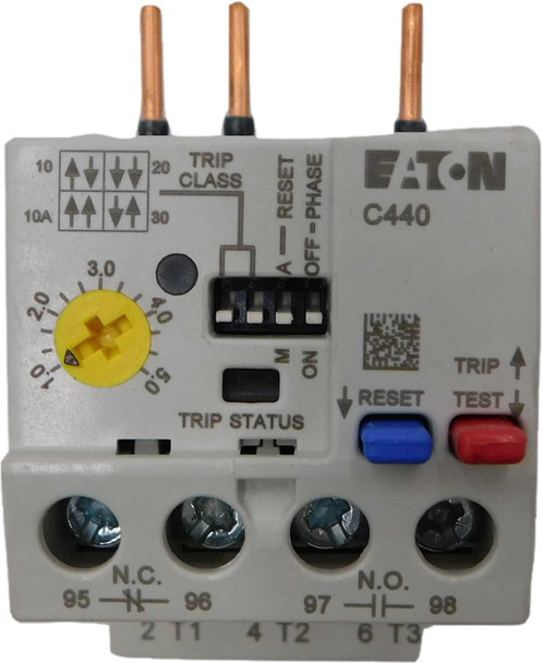 Eaton C440A1A005SF2 Relays C440 1-5A 3Ph EA