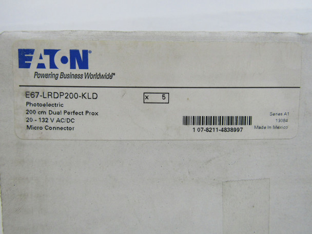 Eaton E67-LRDP200-KLD Other Sensors and Switches Photoelectric Sensor 132V 4 Pin
