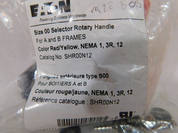 Eaton SHR00N12 Rotary Switches Rotary Handle Red/Yellow EA