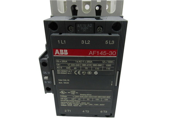 Abb AF145-30-11-72 Other Contactors 3P 250A 60VDC 3Ph