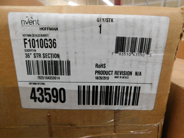 Hoffman F1010G36 Bus Plugs and Busway Straight Section Hoffman F1010G36 Bus Plugs and Busway Straight Section