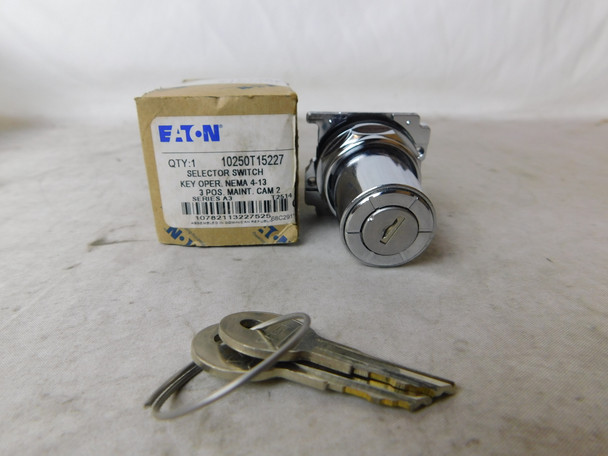 Eaton 10250T15227 Selector Switches Non-Illuminated 3 Position EA