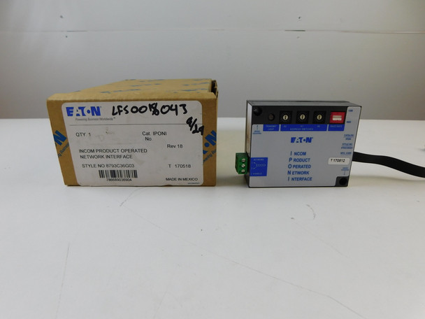Eaton 8793C36G03 Programmable Logic Controllers (PLCs) Incom Product Operated Interface