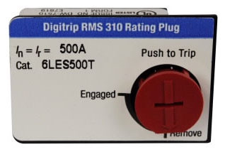 Eaton 6LES500T Rating Plug Digitrip RMS 310 500A L EA