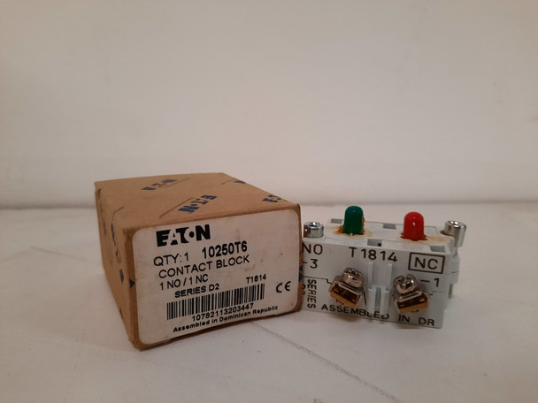 Eaton 10250T6 Contact Blocks and Other Accessories 1NO 1NC EA