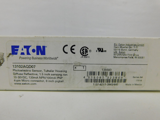 Eaton 13102AQD07 Other Sensors and Switches Diffuse Reflective 10/30V