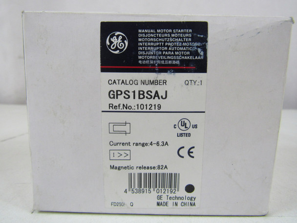 GPS1BSAJ Manual Starters 3P 4-6.3A 690V