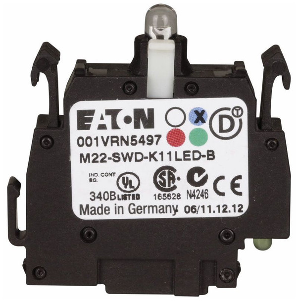 Eaton M22-SWD-K22LED-W Contact Blocks and Other Accessories 2NC 10EA LED
