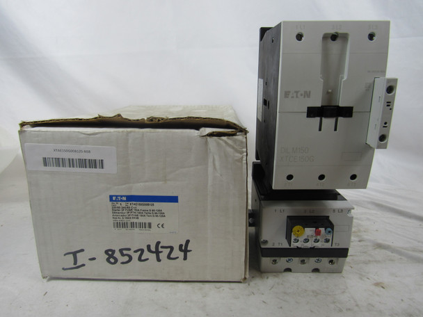 Eaton XTAE150G00B125 Non-Reversing Starters 3P 150A 240V 3Ph G Frame 95-125A OLR