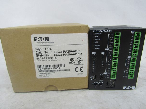 Eaton ELC2-PA20AADR Programmable Logic Controllers (PLCs) Controller 8 DC In 6 Relay Out