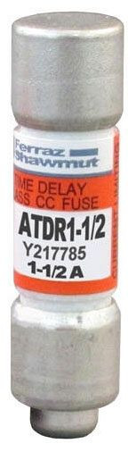 Ferraz Shawmut ATDR1-1/2 Class CC 1.5A Power Fuse