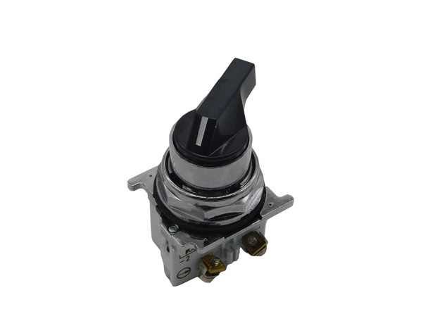 Eaton 10250T3011-1 Selector Switches Non-Illuminated 10A 600V 1NO 1NC 2 Position Black NEMA 3/3R/4/4X/12/13 Watertight/Oiltight