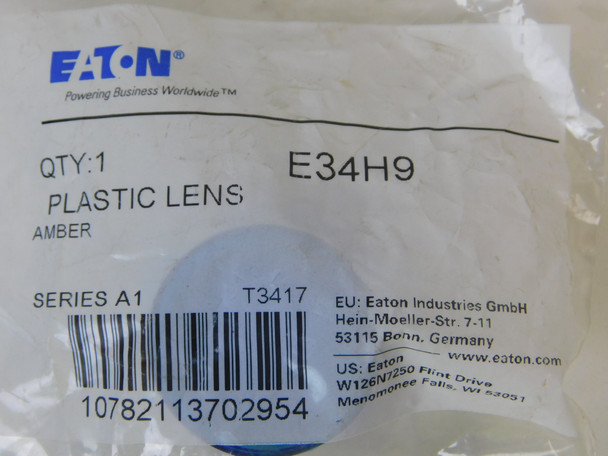 Eaton E34H9 Contact Blocks and Other Accessories LENS Blue EA Push Button