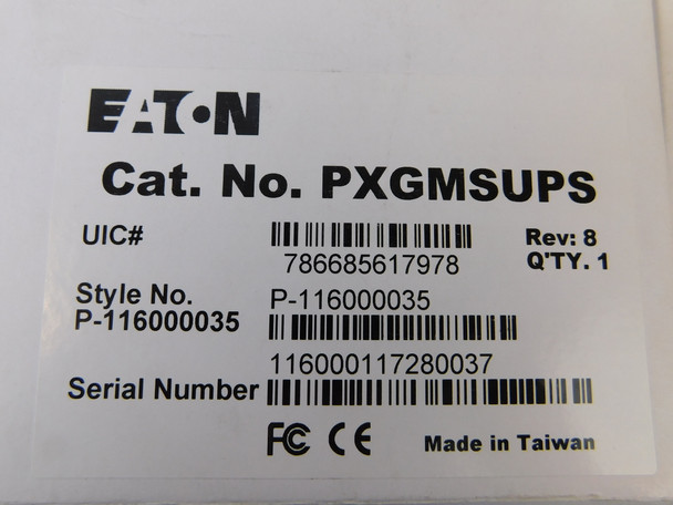 Eaton PXGMSUPS Programmable Logic Controllers (PLCs)