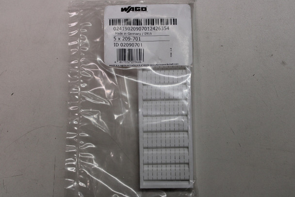 Wago 209-701 Other Power Distribution Contacts and Accessories 5PK