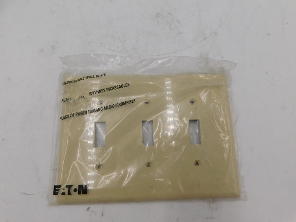 Eaton PJ3V-F-LW Wallplates and Switch Accessories Wallplate Ivory EA