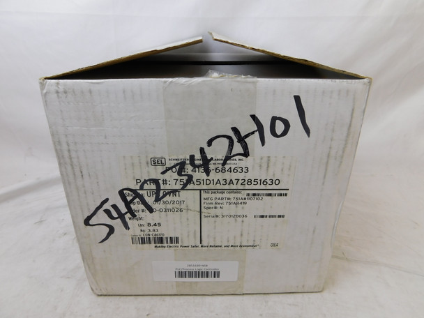 Sel 2851630 Relays SEL-751A 5A 110VDC 50/60Hz