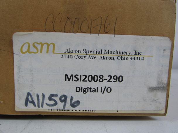 Asm MSI2008-290 Circuit Boards Digital I/O Board
