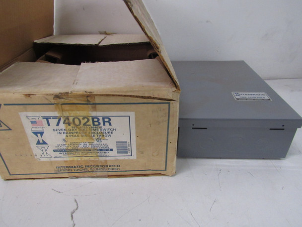 Intermatic T7402BR Other Sensors and Switches Time Switch 4P 40A 277V NEMA 1 7 Day