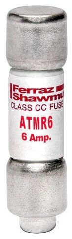 Ferraz Shawmut ATMR6 Class CC 6A 600VAC/DC Power Fuse
