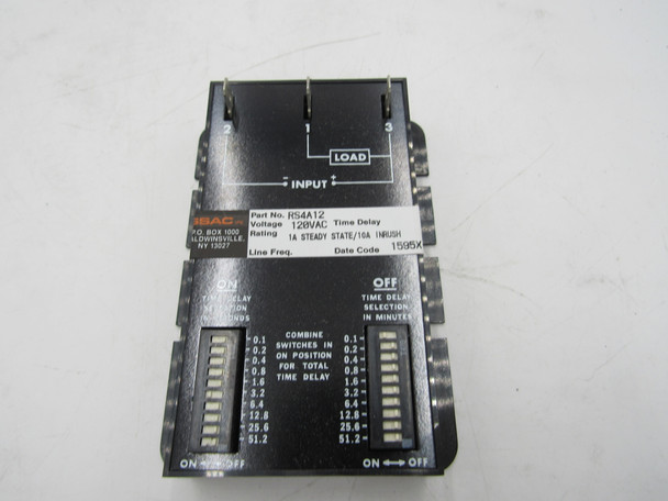 Ssac RS4A12 Relays Solid State 1A 120V 102.3 Sec./ 102.3 Min.