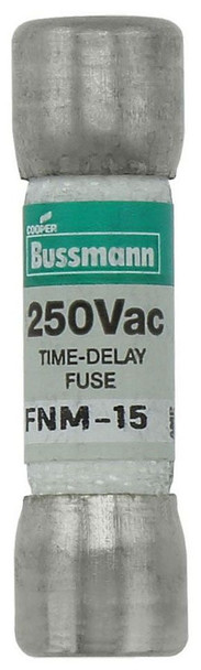 Cooper FNM-15 Class CC 15A 250VAC Midget Fuse