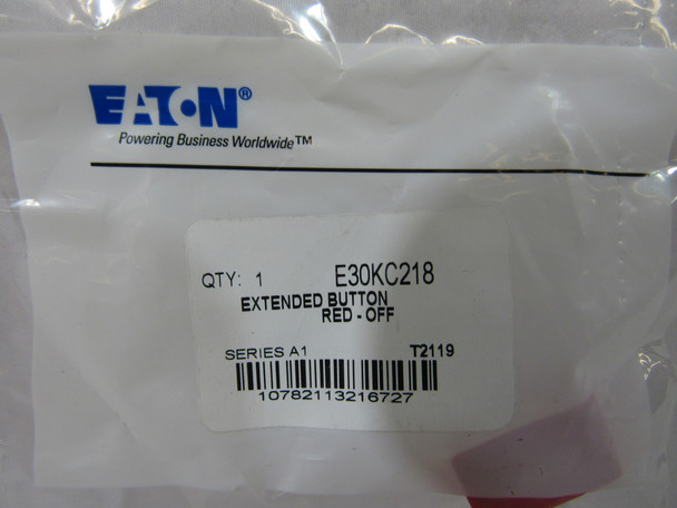 Eaton E30KC218 Contact Blocks and Other Accessories Button Cap Red