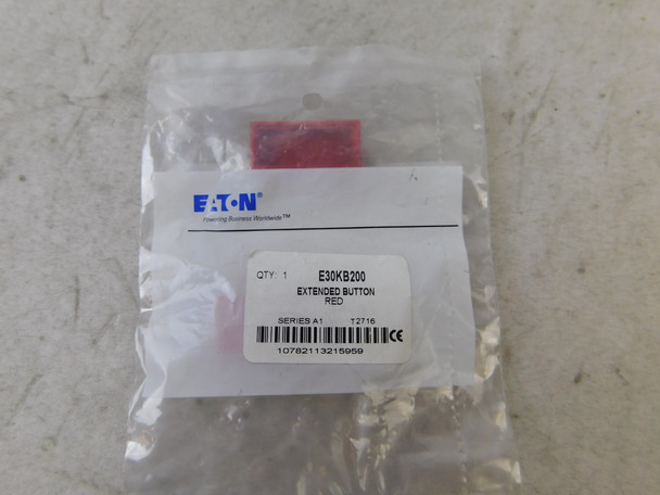 Eaton E30KB200 Contact Blocks and Other Accessories Button Cap Red EA NEMA 3/3R/4/4X/12/13 Watertight/Oiltight