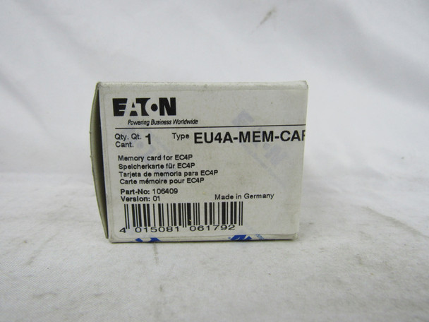 Eaton EU4A-MEM-CARD1 PLC Cables/Connectors/Accessories Memory Card