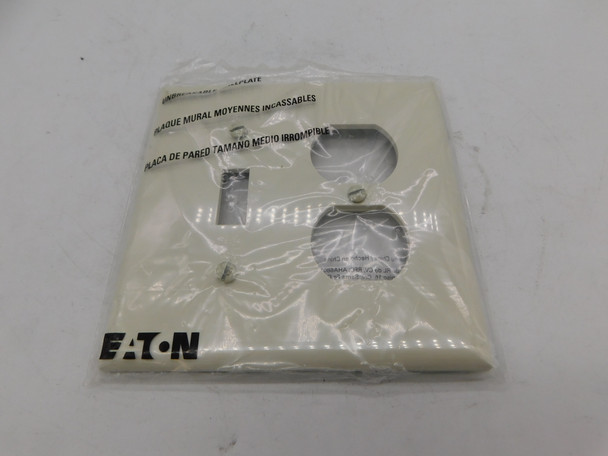 Eaton PJ8LA-F-L Wallplates and Accessories Wallplate Light Almond EA