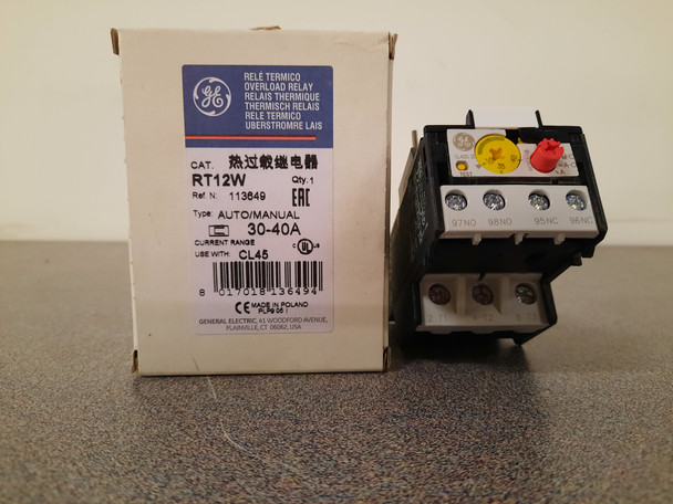 RT12W Relays 3P 30-40A 1NO 1NC