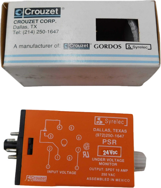 Crouzet PSR24D Relays Monitoring Relay 10A 24VDC