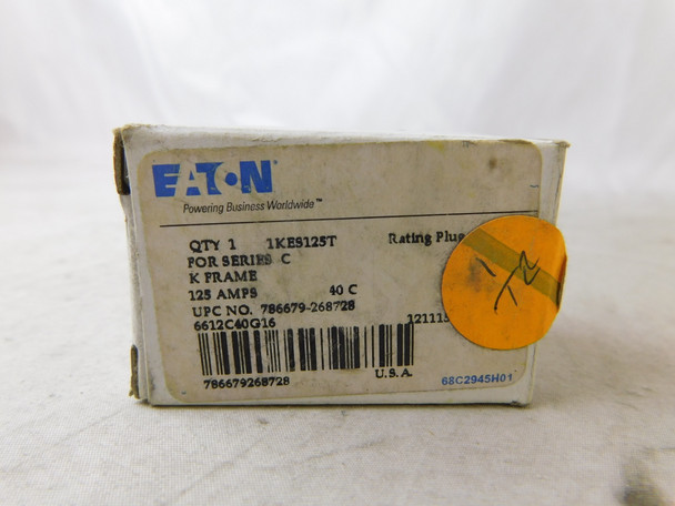 Eaton 1KES125T Rating Plug Fixed 125A K Frame EA