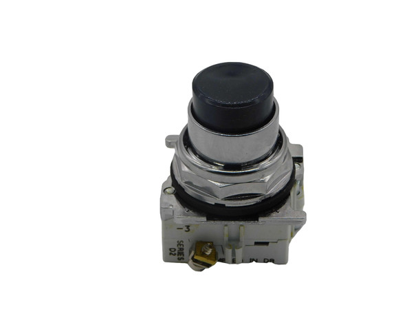 Eaton 10250T25B Pushbuttons Non-Illuminated 10A 600V 1NO Black EA NEMA 3/3R/4/4X/12/13 Extended Button Watertight/Oiltight