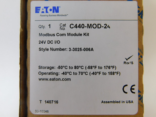 Eaton C440-MOD-24 Relays 24VDC
