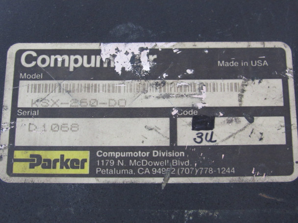 Parker Hannifin Corporation KSX-260-DO Motor Drives/VFDs/Speed Controllers Brushless Servo Drive
