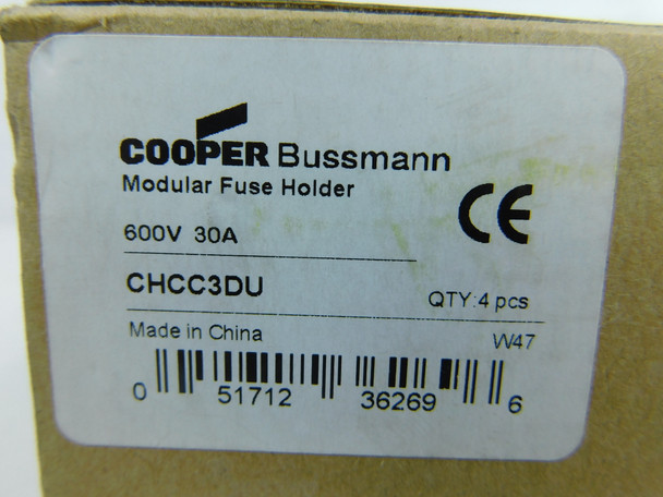 Bussmann CHCC3DU Fuse Accessories 3P 30A 600V EA