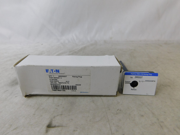 Eaton 25RES20T Rating Plug Fixed 2000A R Frame EA