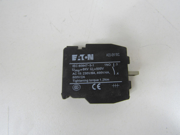 Eaton A22-EK10C Contact Blocks and Other Accessories 2A EA