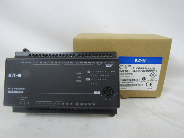 Eaton ELCB-PB30NNDR Programmable Logic Controllers (PLCs) ELCB Control 18 DC Input, 12 Relay Output