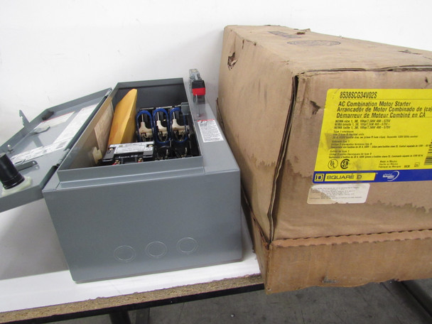Square D 8538SCG34V02S Combination Starters 27A 600V 10HP NEMA 1