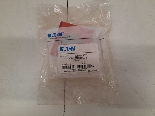 Eaton 10250TSP77-10 Wallplates and Accessories PK